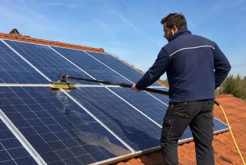 Nettoyage et entretien de panneaux solaires à Saint-Malô-du-Bois